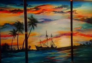 Sea in Fire