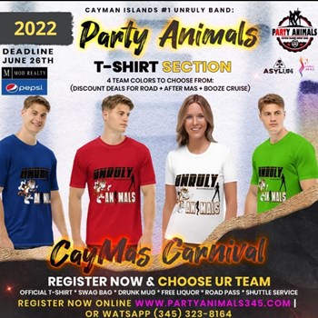 2022 Caymas Party Animals 26 June