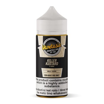 VAPETASIA KILLER CUSTARD E-LIQUID VANILLA CUSTARD 0MG
