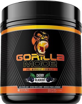 Gorilla Mode Pre Workout m4gCherry Blackoutm5g