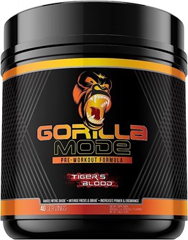 Gorilla Mode Pre Workout m4gTigerm15gs Bloodm5g