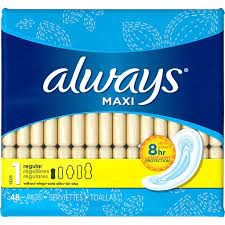 Always Maxi Regular Non Wing 48 Ct