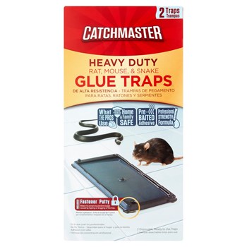 Catchmaster Heavy Duty Baited Rat Glue Trapsm35g 2 Count