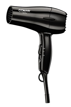 Conair 1875 Watt Mid-Size Hair Dryerm30g Black