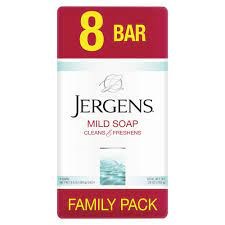 Jergens Mild Value Pk Bar Soap 8 3m6g5fl oz