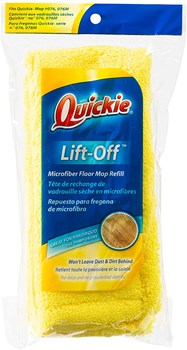 Quickie 0764M Microfiber Refill for Hardwood Floor Mopm35g Replacement Headm35g Yellow