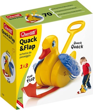 Quercetti Quack and Flap Duck Push