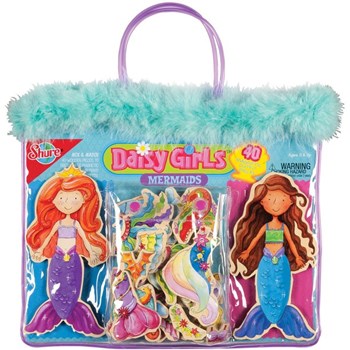Tm6gSm6g Shure Daisy Girlsm15g Mermaids Wooden Magnetic Dress-Up Dolls