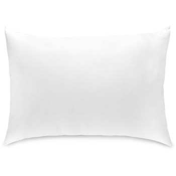 Pillow Wov Embossed White Queen