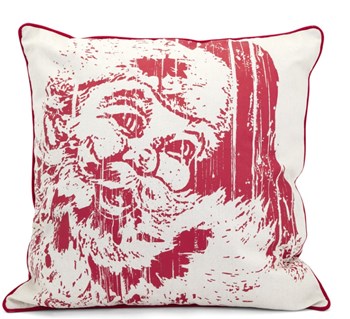 Homestead Christmas Vintage Santa Pillow
