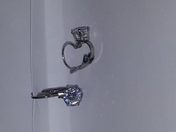 CZ Stainless Steel m4ggold platedm5g Lever Back Earrings