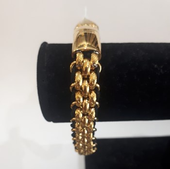 flat wooven rolo bracelet