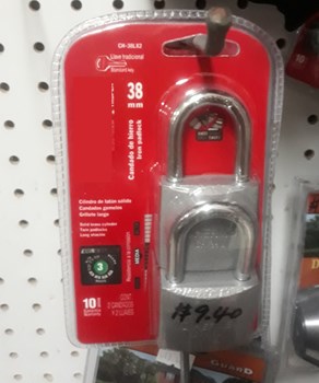 2 Padlocks 38mm