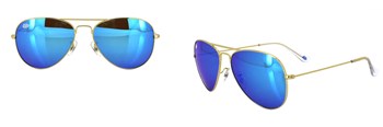 Aviator Gold Blue