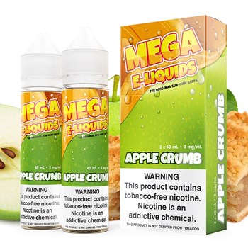 MEGA E-LIQUIDS APPLE CRUMB 6MG