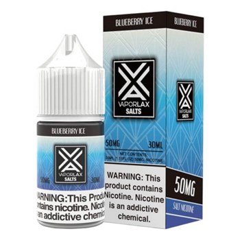 VAPORLAX SALT NIC JUICE BLUEBERRY ICE 25MG