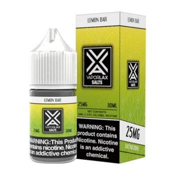 VAPORLAX SALT NIC JUICE LEMON BAR 25MG