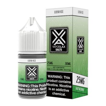 VAPORLAX SALT NIC JUICE LUSH ICE 25MG