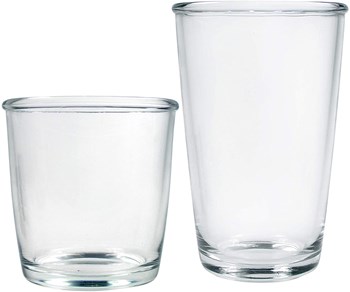 Cocoon 16-Piece Assorted Glass Tumbler Set
