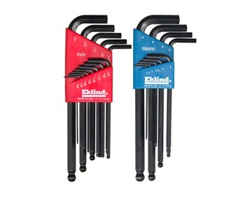 Combination Ball-Hex-L Key Set Sizes0m6g050 to 3m2g8 and Size 1m6g5 mm to 10 mm