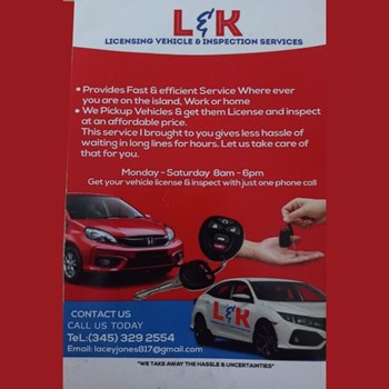 L m10g K Licensing vehicle m10g Inspection services