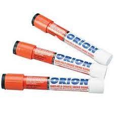 Orion hand held marine orange smoke flares
