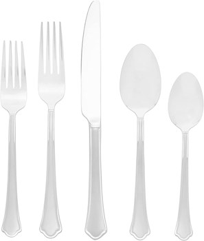 Pfaltzgraff Capri Frost 20-Piece Stainless Steel Flatware Setm35g Service for 4
