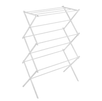 White Wire Collection 29m6g5 inm6g x 41m6g75 inm6g Folding Drying Rack