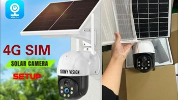 Solar Wifi m10g 4G Camera Install