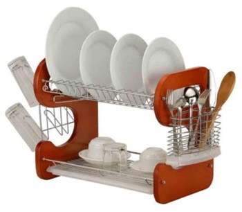 16m1g Double Dish Rack wm6g Glass m10g Utensils Holder