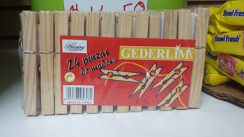 Blessing 24 wooden clothpeg