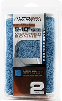 Auto Spa 9-10 inch Size Microfiber Bonnet