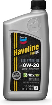 Havoline 0W-20 ProDS Full Synthetic Motor Oil - 1 qtm6g