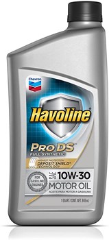 Havoline ProDS Full Synthetic Motor Oil 10W-30 Quart Case