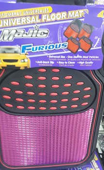 Majic Universal Floor Mats Furious Pink