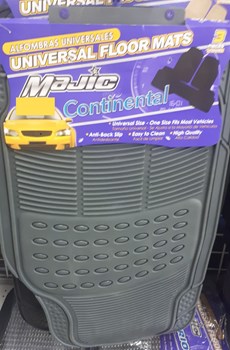 Majic Universal Floor Mats Continental Grey