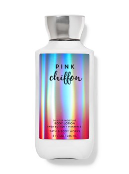 pink chiffon body lotion