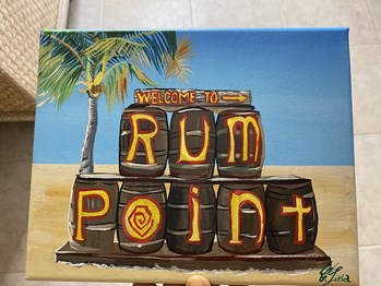 Rum Point Sign