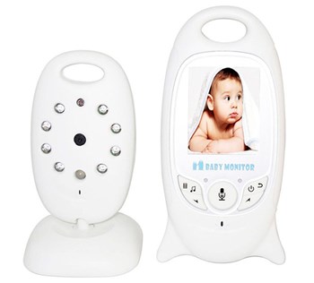 VB601 Wireless Video Baby Monitor with Camera Night Vision Infant Monitor Baby Digital Sleep Monitor Audio Music Temperature Display