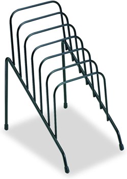Fellowes Step File Junior Wire Organizer Rackm35g 6 Sectionsm35g Blackm4g72613m5g