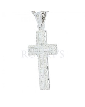 2m6g27ct DIAMOND CROSS PENDANT