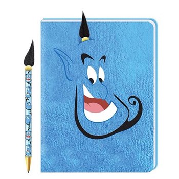 Disney Aladdin Genie Plush Covered Journal with Pen