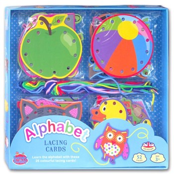 Barney buddy Alphabet lacing cards