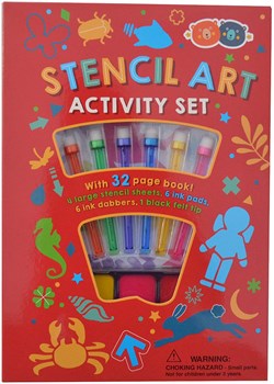 Buddy m10g Barney Stencil Dabbers Activity Book Kit with Ink Dabbers