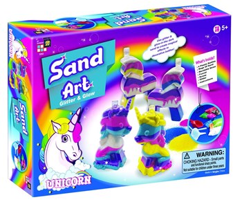 SAND ART GLITTER m10g GLOW - UNICORN
