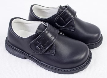Faux Leather Children Shoes White Insole